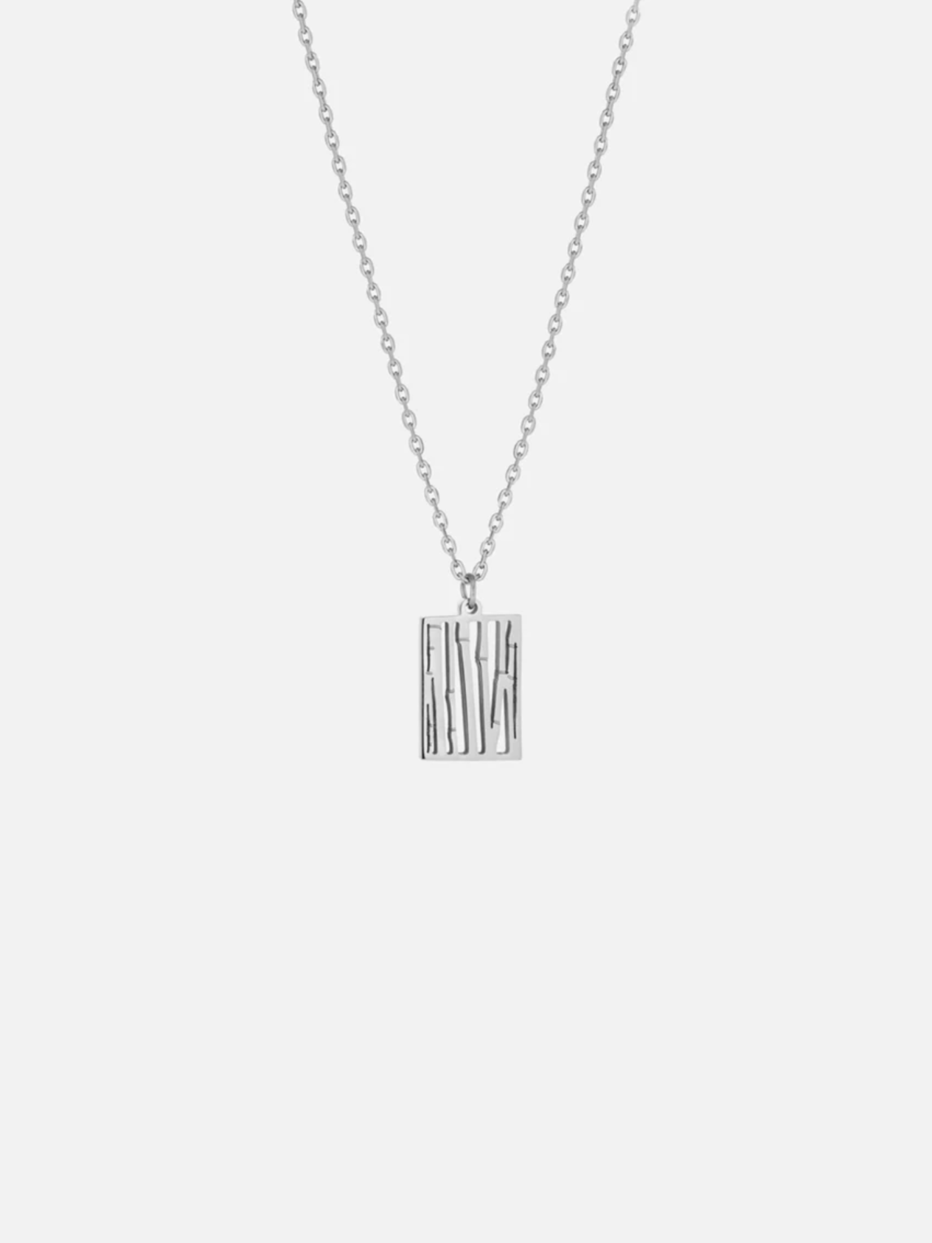 BAMBOO CHAIN SILVER