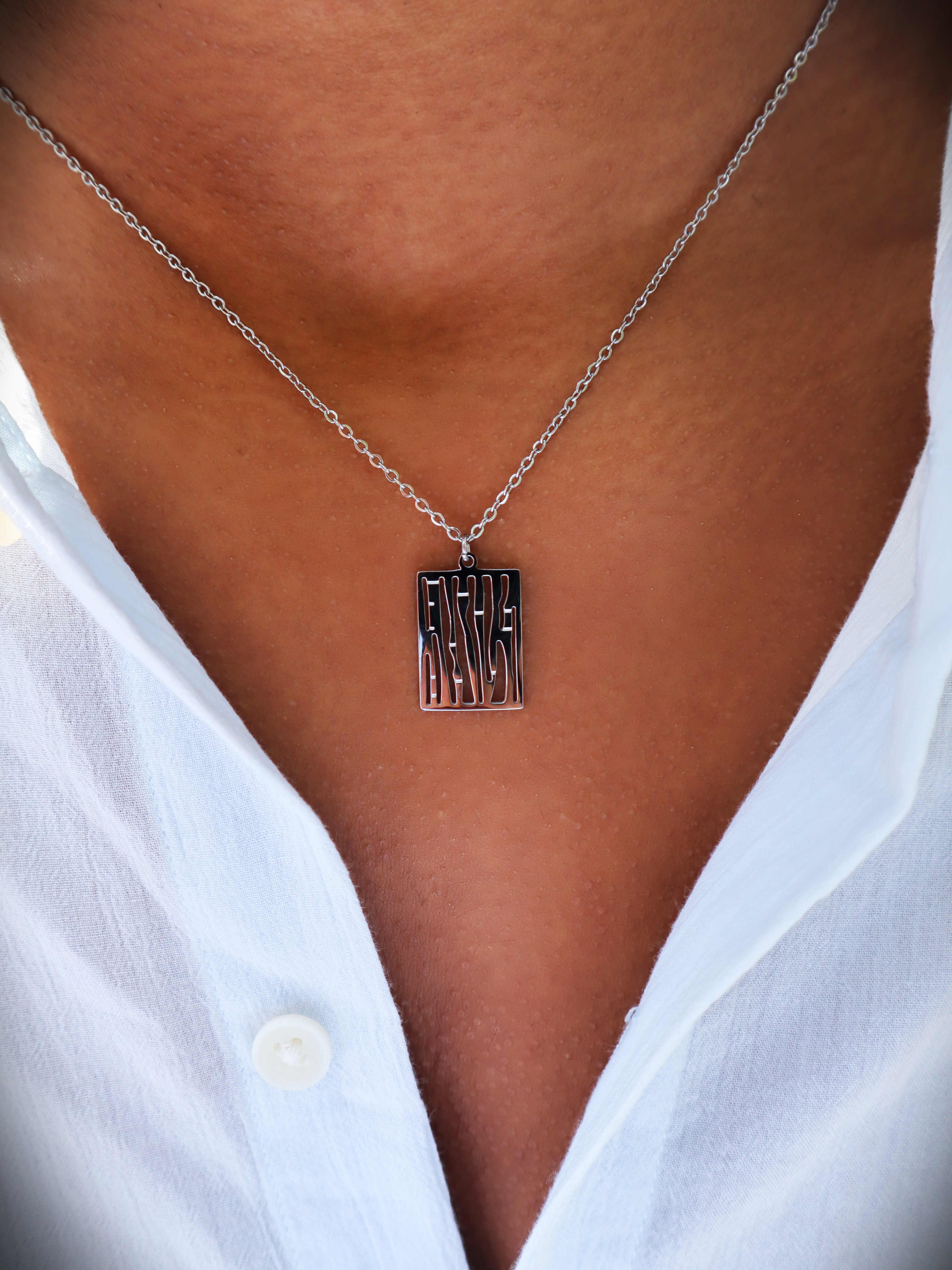 BAMBOO CHAIN SILVER